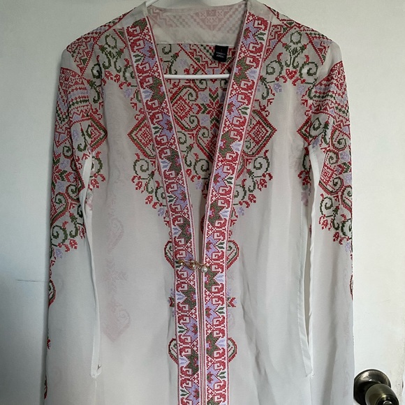 Traditional Sleeveless Jordanian Thobe unlined and lightweight - Picture 2 of 5